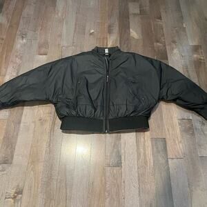 Adidas by Stella McCartney Woman's Woven Bomber Jacket, Black ( S:L) GS1393
